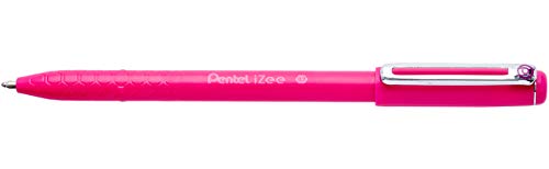 Pentel BX457 Izee Kugelschreiber, 0,7 mm, Rosa, 12 Stück von Pentel