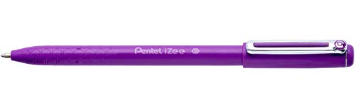 Pentel BX457 Izee Kugelschreiber, 0,7 mm, Violett, 12 Stück von Pentel