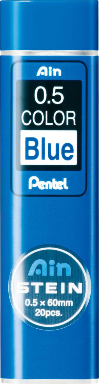 Pentel Bleistiftminen Farbmine 0,5mm blau 0.5 mm blau von Pentel