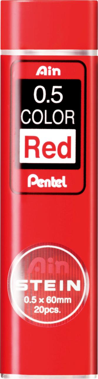 Pentel Bleistiftminen 0.5 mm rot von Pentel