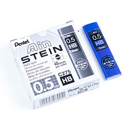 Pentel C275-HBO Ain Stein Feinmine, Strichstärke 0.5 mm, Härtegrad HB 12er pack (12 x 40) von Pentel