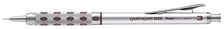 Pentel Druckbleistift GRAPHGEAR 1000, Minenstärke: 0,3 mm von Pentel