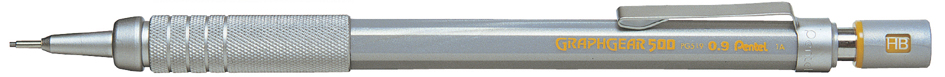 Pentel Druckbleistift GRAPHGEAR 500, Minenstärke: 0,9 mm von Pentel