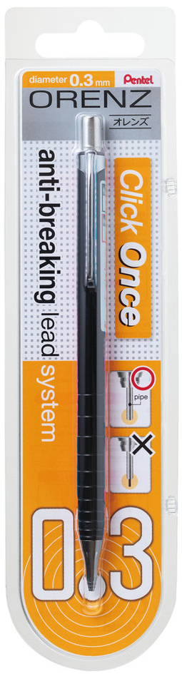 Pentel Druckbleistift ORENZ, 0,3 mm, schwarz von Pentel