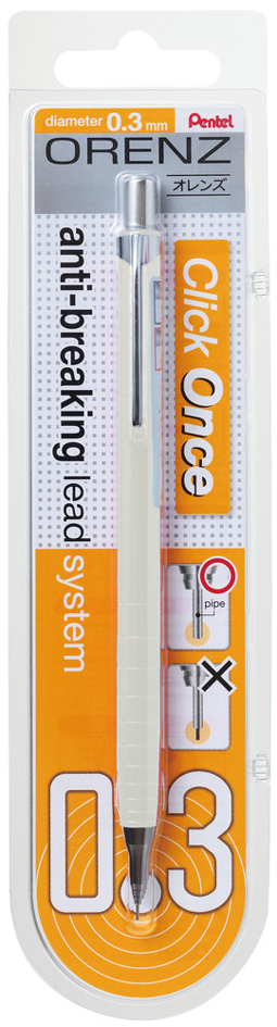 Pentel Druckbleistift ORENZ, 0,3 mm, weiß von Pentel