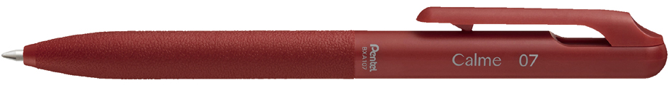 Pentel Druckkugelschreiber Calme, 0,35 mm, rot von Pentel
