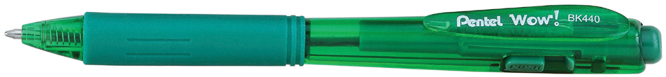 Pentel Druckkugelschreiber WOW BK440, grün von Pentel