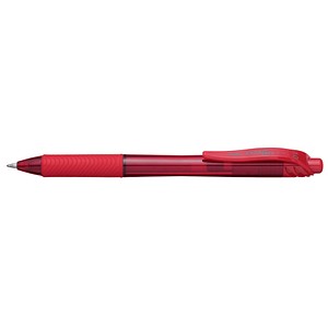 Pentel ENERGEL BL110 Gelschreiber rot/transparent 0,5 mm, Schreibfarbe: rot, 1 St. von Pentel