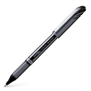 Pentel ENERGEL BL27 Gelschreiber schwarz/silber 0,35 mm, Schreibfarbe: schwarz, 1 St. von Pentel