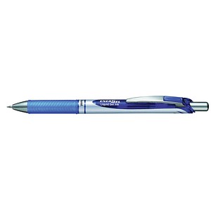 Pentel EnerGel BL77 Gelschreiber blau/silber 0,35 mm, Schreibfarbe: blau, 1 St. von Pentel