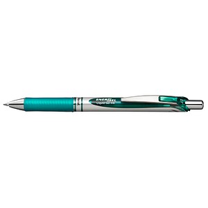 Pentel EnerGel BL77 Gelschreiber türkis/silber 0,35 mm, Schreibfarbe: grün, 1 St. Pentel EnerGel BL77 Gelschreiber türkis/silber 0,35 mm, Schreibfarbe: grün, 1 St. von Pentel
