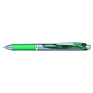 Pentel EnerGel BL80-DX Gelschreiber grün/silber 0,5 mm, Schreibfarbe: grün, 1 St. von Pentel