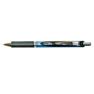 Pentel EnerGel BLN75 Gelschreiber schwarz/blau 0,25 mm, Schreibfarbe: schwarz, 1 St. von Pentel