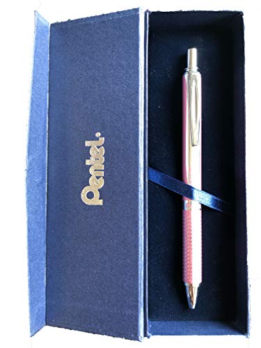 Pentel EnerGel Sterling - flüssiger Gelschreiber - Strichstärke 0,35 mm, Kugeldurchmesser 0,7 mm, Schreibfarbe (Pink, Geschenkbox) von Pentel