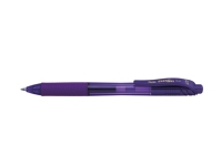 Pentel EnerGel X, Anklippbarer versenkbarer Stift, Violett, Violett, Kunststoff, 0,7 mm, Beidhändig von Pentel
