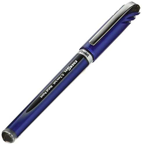 Pentel Energel Euro-Kugelschreiber, 0,7 mm Dreieck Spitze, schwarze Tinte (BLN27-A) von Pentel