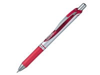 Pentel Energel XM Klick, Anklippbarer versenkbarer Stift, Rot, Rot, 0,7 mm, Beidhändig, 12 Stück(e) von Pentel