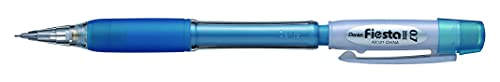 Pentel Fiesta II AX127W Druckbleistift, 0,7 mm, Himmelblau/perlmuttweiß, 12 Stück von Pentel