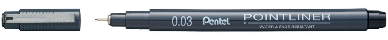 Pentel Fineliner Pointliner 0.03 mm Schwarz von Pentel