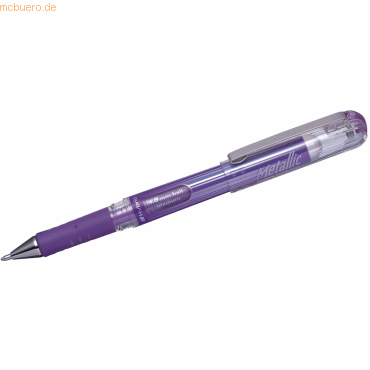 Pentel Geltintenroller Hybrid Gel Grip DX 0,5mm metallic violett von Pentel