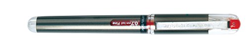 Pentel Grip DX Hybrid-Gel-Stift, 0,7 mm Spitze, mit ultraglatter Pigmenttinte, mit klobigem Korpus rot von Pentel