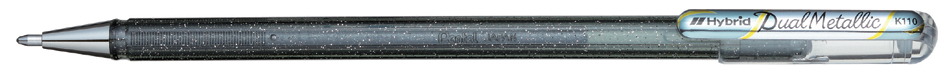 Pentel Hybrid Gel-Tintenroller , Dual Pen, , silber von Pentel