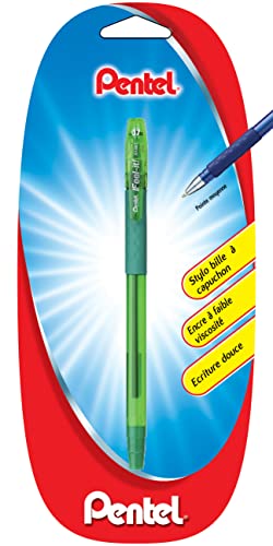 Pentel Ifeel-it! BX487 Kugelschreiber, mittlere Spitze, 0,7 mm, 1 Stück, Grün von Pentel