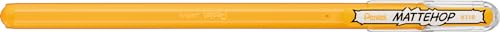 Pentel K110-VGX Mattehop Gel-Tintenroller mit hochdeckender Tinte in mattem Finish, Modell mit Kappe, 1 Stück, gelb Pentel K110-VGX Mattehop Gel-Tintenroller mit hochdeckender Tinte in mattem Finish, Modell mit Kappe, 1 Stück, gelb von Pentel