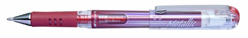 Pentel K230-MEO Hybrid Gel Metallic Grip DX Tintenroller mit pigmentierter Tinte, 12-er Packung, bronze von Pentel