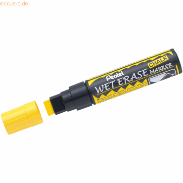 Pentel Kreidemarker Weterase 3,5-10,5mm gelb von Pentel