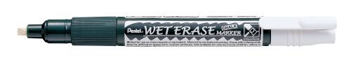 Pentel Kreidemarker wasserfest feucht abwischbar Keilspitze 1 Stück weiß Pentel Kreidemarker wasserfest feucht abwischbar Keilspitze 1 Stück weiß von Pentel