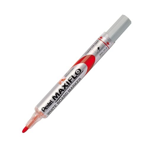 Pentel MWL5S-B mit Flüssigtinte und Pumsystem, 1 Stück rot von Pentel