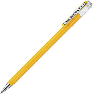 Pentel Mattehop Gelschreiber 0,5 mm, Schreibfarbe: gelb, 1 St. Pentel Mattehop Gelschreiber 0,5 mm, Schreibfarbe: gelb, 1 St. von Pentel