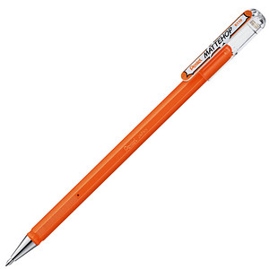 Pentel Mattehop Gelschreiber 0,5 mm, Schreibfarbe: orange, 1 St. von Pentel