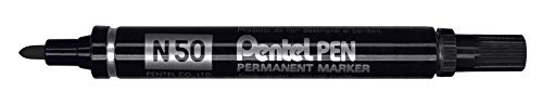 Pentel N50-AE Aluminiumgehäuse, 1 Stück schwarz von Pentel