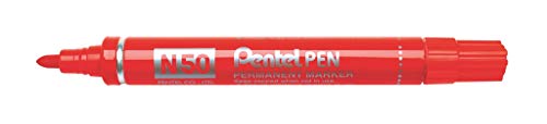 Pentel N50-BE Aluminiumgehäuse, 12 Stück rot von Pentel