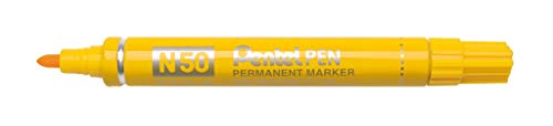 Pentel N50-GE Aluminiumgehäuse, 12 Stück gelb von Pentel