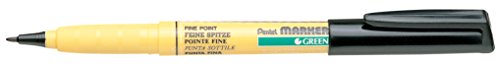 Pentel NM10 Green Label Marcatore per Tessuti, 12 Pezzi von Pentel