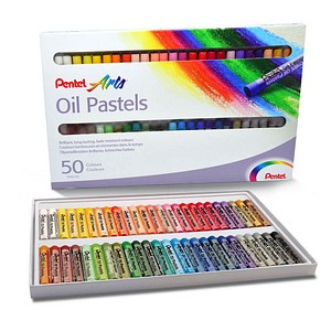 Pentel Oil Pastels Ölkreide farbsortiert 50 St. von Pentel