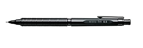 Pentel PP3005-A ORENZNERO Druckbleistift mit automatischem Minenvorschub, bruchsichere Mine, schwarzes Metallgehäuse, 0,5mm, 1 Stück (1er Pack) von Pentel