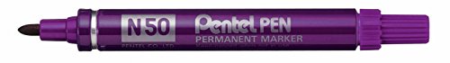 Pentel Pen Permanentmarker, Violett, 12 Stück von Pentel