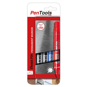 Pentel PenTools N50-PRO4ABCEU Permanentmarker farbsortiert 3,0 mm, 4 St. Pentel PenTools N50-PRO4ABCEU Permanentmarker farbsortiert 3,0 mm, 4 St. von Pentel