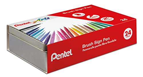 Pentel SES15C Brush Sign Pen Geschenkbox aus Metall mit 24 Farben Pentel SES15C Brush Sign Pen Geschenkbox aus Metall mit 24 Farben von Pentel
