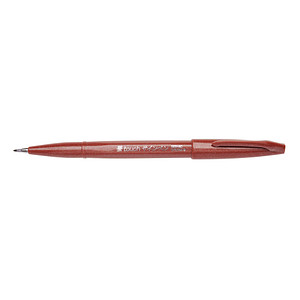 Pentel SES15C-E Brush-Pen braun, 1 St. von Pentel