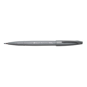 Pentel SES15C-N Brush-Pen grau, 1 St. von Pentel