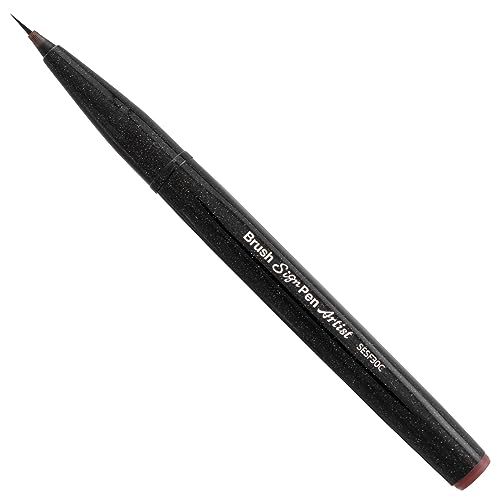 Pentel SESF30C-EX Brush Sign Pen Artist - Pinselstift mit extra feiner Pinsel-Spitze, 1 Stück braun Pentel SESF30C-EX Brush Sign Pen Artist - Pinselstift mit extra feiner Pinsel-Spitze, 1 Stück braun von Pentel