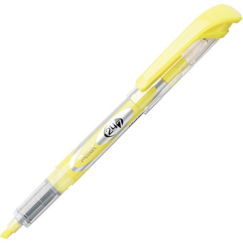 Pentel SL12-G Textmarker mit Flüssigtinte, 12 Stück, gelb von Pentel