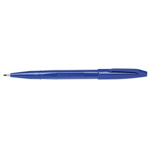 Pentel Sign Pen Filzstift blau, 1 St. von Pentel