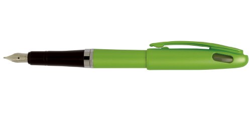 Pentel TRF91K-C Füllfederhalter Tradio Design Kollektion, Serie"Soft" Strichstärke, medium grün von Pentel