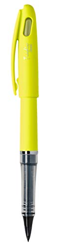 Pentel TRJ98S-A Füllfederhalter, mittlere Spitze Lot de 12 gelb von Pentel